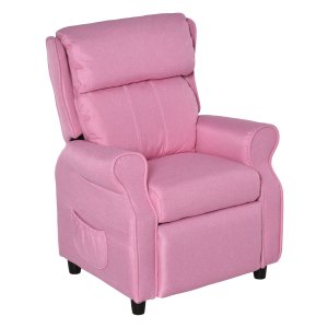 Kinderfauteuil - - Verstelbare rugleuning - Roze