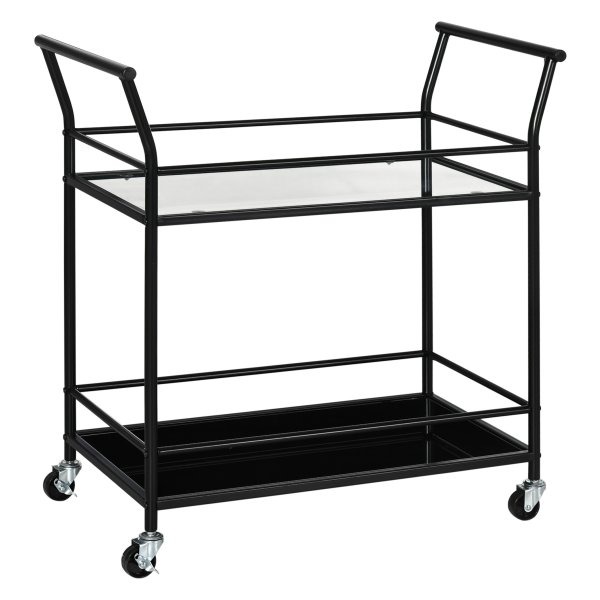 Keukentrolley - Luxe Living - 2 planken - Zijtrolleys - Zwart