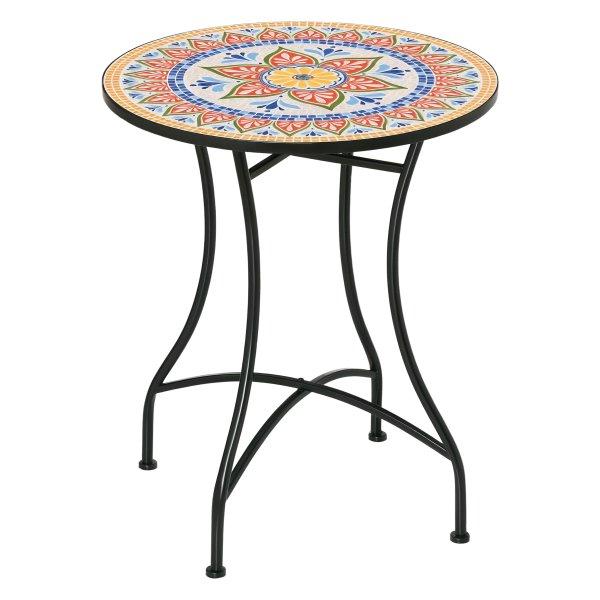 Tuintafel - Mozaïek - Rond - Bistro - Multicolor