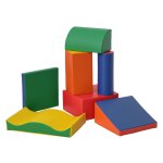 Speelmodules - - Zacht synthetisch leer – Groot - Kleurrijk