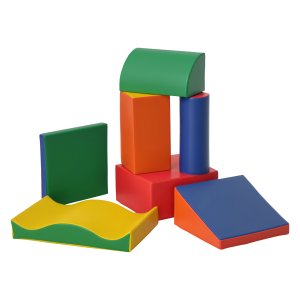 Speelmodules - Zaza Home - Zacht synthetisch leer – Groot - Kleurrijk
