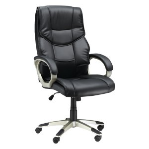 Ergonomische bureaustoel - Comfort Deluxe - Kantelmechanisme - Hoge rugleuning - Zwart