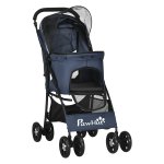 Hondenbuggy - LuxePaws - Inklapbaar en lichtgewicht - Grijs