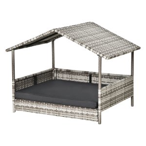 Hondenmand - Stijlvol design - Ideaal voor kleine en middelgrote honden - Grijs