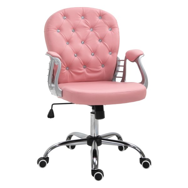 Voorzitterrugleuning - Ergonomisch gevuld - Roze