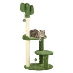 Kattenboom - Speelse Kater - 2 niveaus - Klimtouw - Grijs