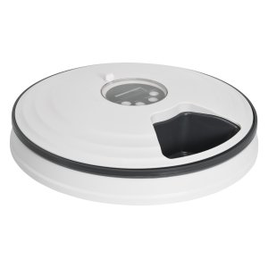 Voederdispenser – PetPleasure - programmeerbaar – LED-display - wit