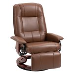 Zwarte Relaxstoel - Luxe Comfort - Verstelbare Rugleuning - Bruin