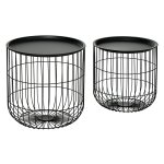 Salontafelset - NordicDesign - Opbergruimte - Staalzwart
