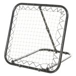 Voetbalrebounder - Verstelbaar en opvouwbaar - Zwart