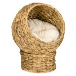 Kattenmand - ComfortPets - Zacht kussen – Kattenhuisje - Lichtbruin
