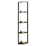 Vloerlamp - Dimbaar - Warm wit - Zwart