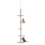 Klimboom - Kattenliefhebbers - Verstelbare hoogte - Beige