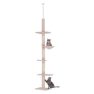 Klimboom - Kattenliefhebbers - Verstelbare hoogte - Beige