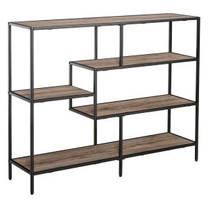 Boekenplank - Industriële Stijl - Metaal - Zwart