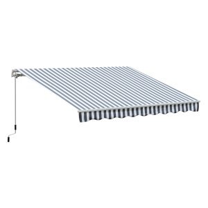 Luifel - Zonbescherming - Handig – Aluminium - Grijs