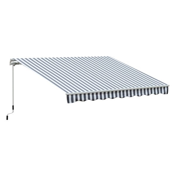 Luifel - Zonbescherming - Handig – Aluminium - Grijs