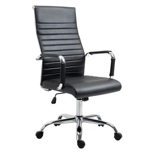 Ergonomische BUSINE bureaustoel - Kantelbare functie - Verstelbare hoogte - Zwart