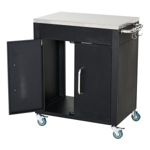 Keukentrolley - KitchenCraft - Multifunctioneel - Stijlvol - Zwart