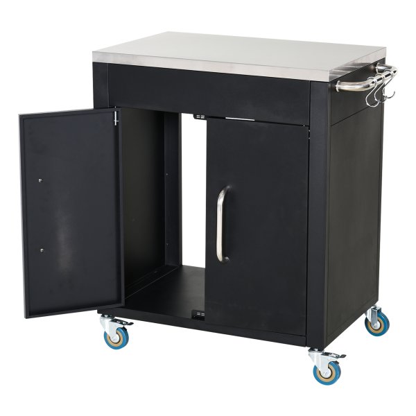 Keukentrolley - KitchenCraft - Multifunctioneel - Stijlvol - Zwart