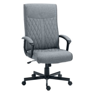 Kantelstoel - Ergonomisch design - Hoogteverstelbaar - Donkergrijs