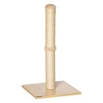 Krabpaal - Stabiele kattenkrabpaal met speelgoed - Beige