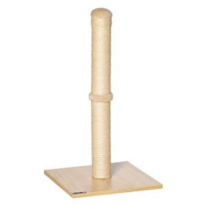 Krabpaal - Stabiele kattenkrabpaal met speelgoed - Beige