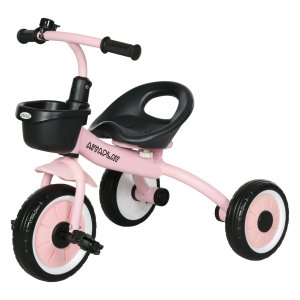 Kinderfietsen – Buki Bikes - Verstelbaar zadel – Fietsmand - Roze