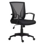 Bureaustoel - Rugleuning - Verstelbaar - Ergonomisch - Zwart