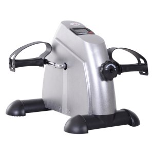 Trainingsfiets - HomeFit - LCD-display - Gietijzeren - Zilver