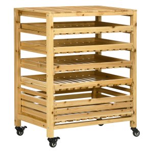 Karrenrekken - Robuust - Ruimtebesparend - Bruin