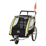 Kinderfietskar - Veilig en Comfortabel - Groen