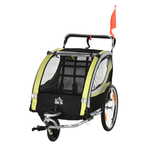 Kinderfietskar - Veilig en Comfortabel - Groen