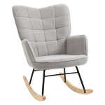 Schommelstoel - Comfort Deluxe - Stijlvol design - Grijs