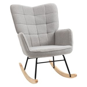 Schommelstoel - Comfort Deluxe - Stijlvol design - Grijs
