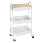 Keukentrolley - Stijlvolle opbergtrolley - wit