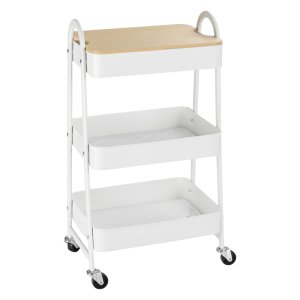 Keukentrolley - Stijlvolle opbergtrolley - wit