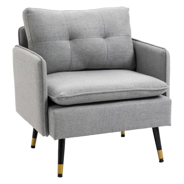 Linnenstof - Zaza Home - Comfortabel - Elegant - Grijs