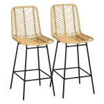 Barstoel - Stijlvol design - Comfortabel zitten - Geel