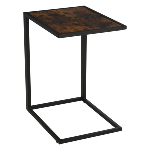 Bijzettafel - Vintage Living - Metaal & MDF - Rustiek bruin