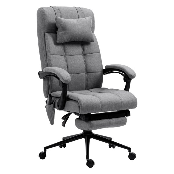 Kantoorstoel - Ergonomisch design - Massagemogelijkheid - Grijs