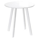 Ronde Eettafel Bijzettafel - Stijlvolle Design - Wit