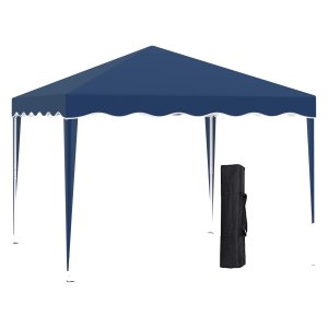 Tuinpaviljoen - Opvouwbaar feestpaviljoen - Inklapbaar en verstelbaar - Blauw