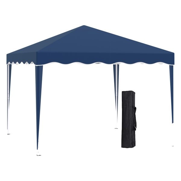 Tuinpaviljoen - Opvouwbaar feestpaviljoen - Inklapbaar en verstelbaar - Blauw