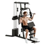 Fitnessstation -- Lat Pulldown - Fly Machine - Zwart