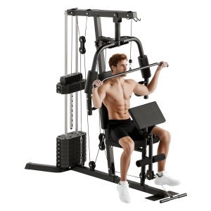 Fitnessstation -- Lat Pulldown - Fly Machine - Zwart