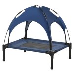 Hondenbed - ComfortCanine - Verhoogd - Ademend - Donkerblauw