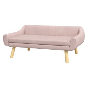 Hondenbank - Knusse - Luxe - Roze