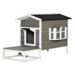 Terrashuis - Huismerk - Met balkon - Voor katten