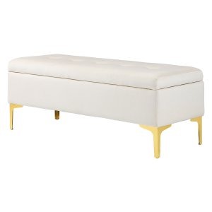 Bankje - Stijlvol - Ruimtebesparend - Beige